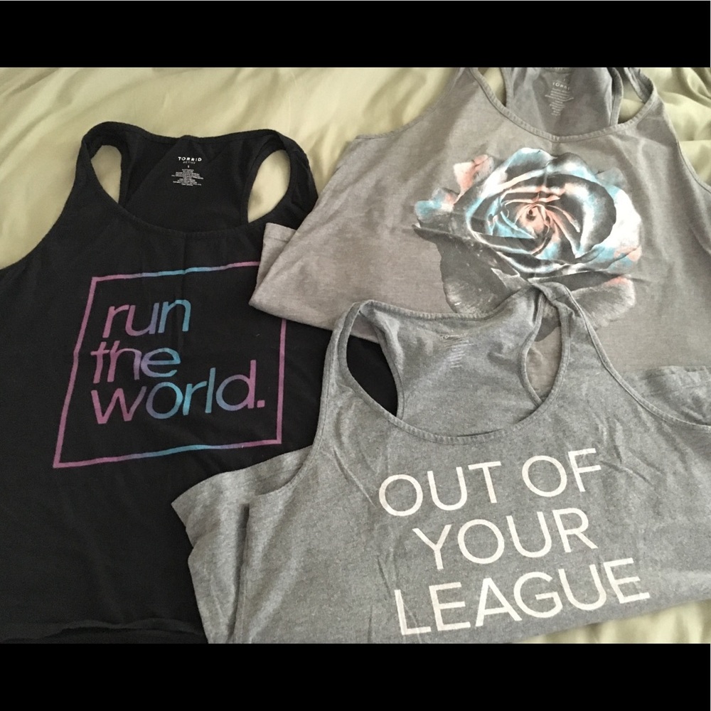 Torrid T back tees